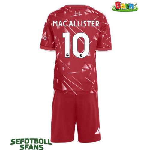 Liverpool Alexis Mac Allister #10 Hemmaställ Barn 2026-27 Kortärmad (+ Korta byxor)